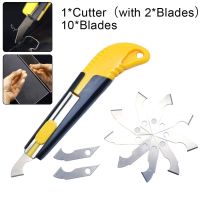 【YF】 Acrylic Plastic Sheet Cutter Cutting Balde 10xBlade Set Manual Pers-pex Multi-Purpose Blade Hook tool