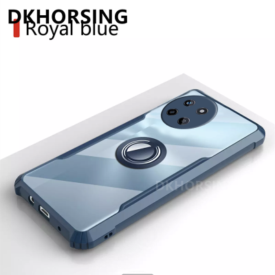 DKHORSING เคสกันกระแทกสำหรับ Realme 11 4G / 11 NFC / 11 Pro / 11 Pro + เคสโทรศัพท์ซิลิโคนใส Realme11 Pro 2023แหวนใส่นิ้วปกหลัง Realme11 NFC