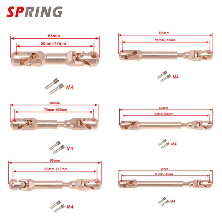 เพลาขับเหล็กขายดีรถ-rc-เข้ากันได้สำหรับตีนตะขาบรถ-rc-1-2-scx10แกน-trx4-90046-axi03007เรดแคทอะไหล่-gen8