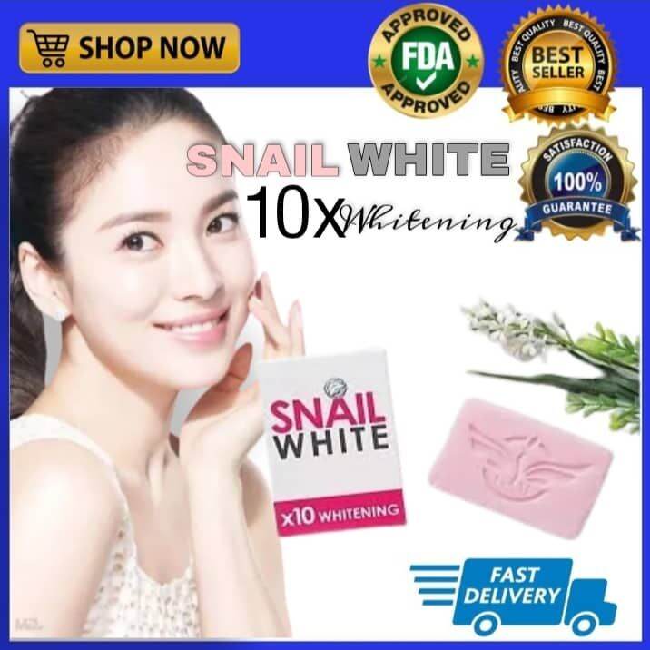 Authentic & Effective Snail White 10x Whitening / Acne Soap From