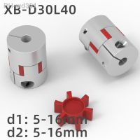 XB D30L40 Three Jaws Coupler Aluminium Plum Flexible Shaft Coupling Motor Connector Flexible Couplings 5/6.35/8/10/12/14/16mm