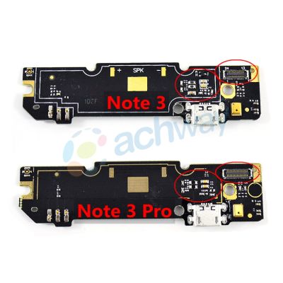 2 ชิ้น / ล็อตสําหรับ Xiaomi Redmi Note 3 พอร์ตชาร์จ USB Flex Cable Charger Plug Connector สําหรับ Redmi Note 3 Pro Dock Port Flex Board