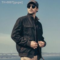 ☍ gsgw Jaqueta masculina para motocicletas sobretudo de luxo casacos curtos e roupas frias roupa trabalho nova inverno