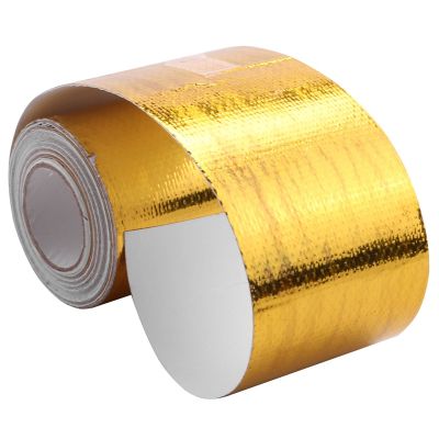 Reflect A Gold Thermal Tape Air Intake Heat Insulation Shield Wrap Reflective Heat Barrier Self Adhesive Engine