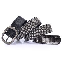 HOT★Rivet Belt Fashion Womens Studded Belts High Quality Female PU Leather Rock Women Strap Hip Hop belt for jeans