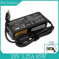 แหล่งจ่ายไฟอะแดปเตอร์ AC สำหรับ Lenovo Ideapad Z40-70 G70-70 G50-70 Z50-70 Z50-75 Z70-80 Charger Laptop 20V 3.25A 65W