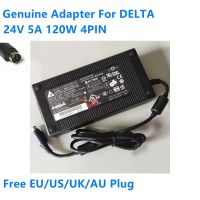 ของแท้24V 5A 120W 4PIN DELTA DPS-120QB A อะแดปเตอร์ AC สำหรับชาร์จไฟพาวเวอร์ซัพพลายจอแลปท็อปคอมพิวเตอร์