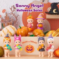 Genuine Sonny Angel Halloween Series Blind Box Doll Ghost Pumpkin Rabbit Black Cat Limited Edition Hand Holiday Gift