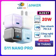 Củ Sạc Nhanh ANKER 511 Nano Pro 20W Type