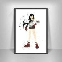 โปสเตอร์เกม Tifa Lockhart แฟนตาซีสุดท้ายทางเลือกที่เรียบง่ายภาพพิมพ์ผืนผ้าใบภาพฝาผนังตกแต่งบ้าน (ไร้กรอบ)