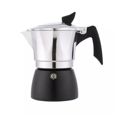 หม้อต้มกาแฟ Moka Pot (4สี) รุ่นK92 ต้มกาแฟ ขนาด 6 คัพ 300 ml. และ 3 คัพ 150 ml. สินค้าคุณภาพเกรดA ที่จับทนความร้อน.