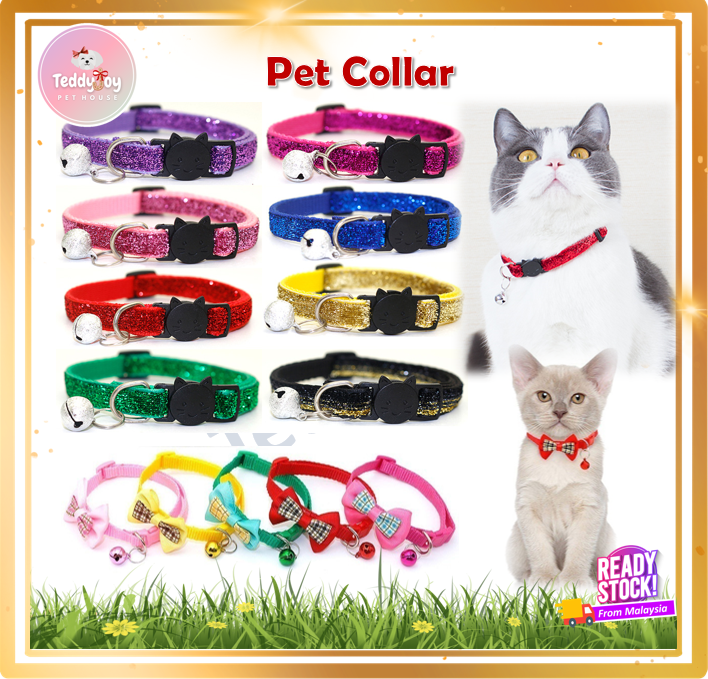 cat collar rantai kucing loceng cat necklace loceng kucing Pet collar ...