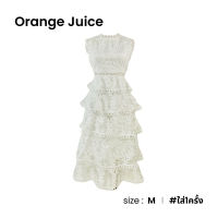 Orange Juice เดรสลูกไม้ระบาย D028-12