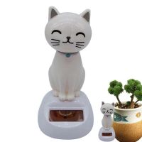 【LZ】✸  Solar Powered Animal Dança Gato Animado Bobble Cabeça Bonecas Dashboard Suprimentos Decoração do carro para Home Office e Bar