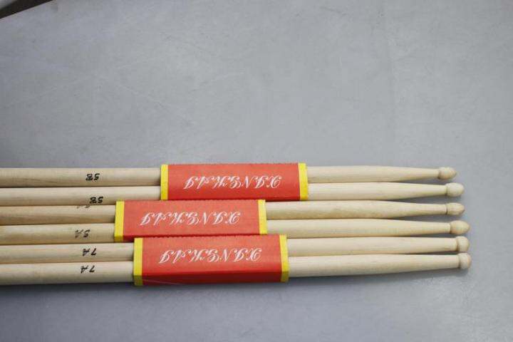 24pcs-of-maple-wood-oval-tip-drum-sticks-5a-5b-7a-drumsticks-16-inch-length-wholesale-pice