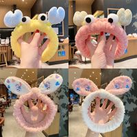 ♈◑ Wash Face Hair Holder Hairbands Soft Warm Coral Fleece Bow Animal Ears Headband For Women Girls Turban Fashion Hair Accessories