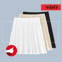 COD ❧◊✱ The Outline Shop27dgsd6gfd OSIER Lining Safety Skirt Mid-length Anti-Transparent Anti-Exposure Underskirt Short Skirt New Summer Winter Pure White Underdress/Multicolor