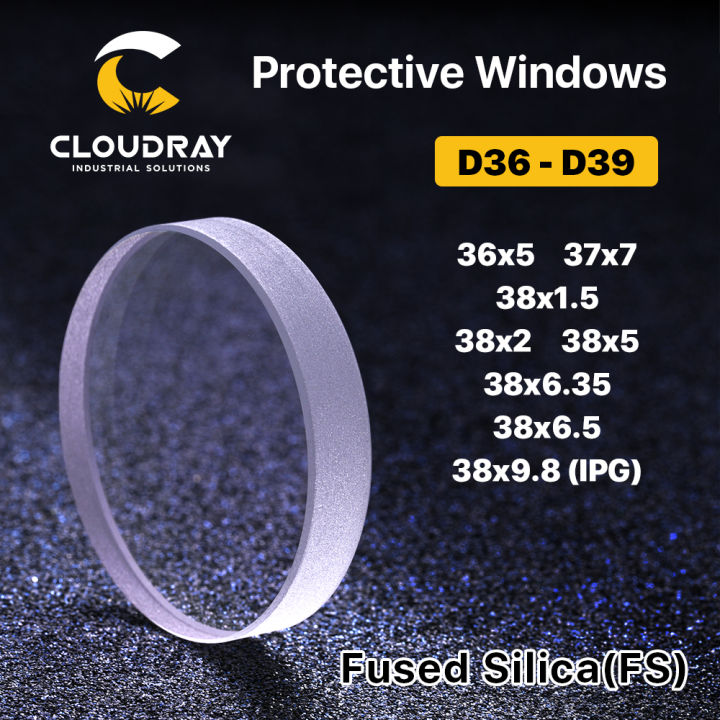 Cloudray Laser Protective Windows D D Quartz Fused Silica For Fiber Laser Nm Precitec