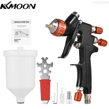 KKmoon LVLP 1.8mm Air Spray Kit 600cc Fluid Cup Gravity Feed Air Paint Sprayer  Mini Handheld 360-degree Paint Spraying for Car Furniture Surface Wall  Painting DIY Models 