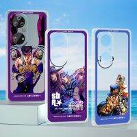 【นานาโกะอิเล็กทรอนิกส์】เคสสำหรับหัวเหว่ยโทรศัพท์ญี่ปุ่น JOJO Kujo Jotaro P50 P40 P30 P20 Lite 5G Nova Plus 9 SE Pro 5T Y9S Y9นายกใส