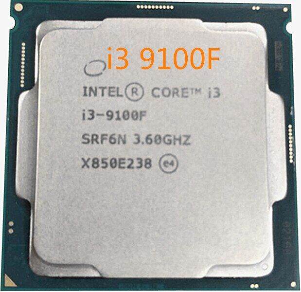 Intel Core I3-9100F Processor CPU I3 9100F 4Core 4Thread 3.6Ghz 6MB ...
