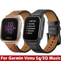 Pasek zegarka dla Garmin Venu Sq pasek skórzane paski do zegarków pasek dla Garmin Venu Sq zespół garmin venu SQ muzyka bransoletka zamienna