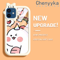 เคส Chenyyka สำหรับ iPhone 12 iPhone 12 Pro Max เคสการ์ตูนน่ารักยูนิคอร์นสัตว์ประหลาดน้อยมีโบว์แบบนิ่มกันกระแทกเคสโทรศัพท์โปร่งใสฝาครอบป้องกันเลนส์กล้องถ่ายรูปซิลิก้าเจล TPU