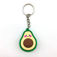 Avocado หญิง Keychain Lady จี้ใหม่ PVC พวงกุญแจจี้ยางคู่ของขวัญรถกระเป๋าพวงกุญแจแฟชั่นการ์ตูนบุคลิกภาพความคิดสร้างสรรค์อุปกรณ์เสริม