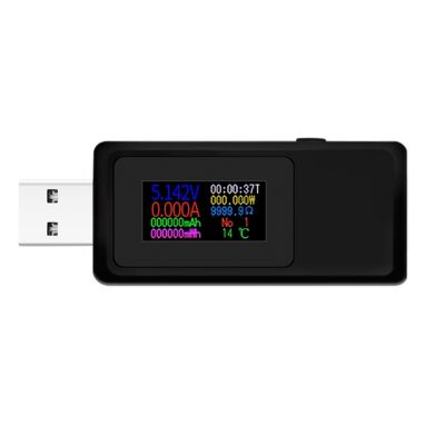 KWS MX19 USB Tester DC 4V 30V 0 5A Current Voltage Detector Power Ammeter Digital Capacity Charger Monitor Black