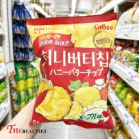 Calbee Honey Butter Chip Maple 55g. ?? Made in Japan ?? มันฝรั่งทอดกรอบ ?  ขนมขบเคี้ยว ขนม ขนมญี่ปุ่น มันฝรั่งทอดกรอบรสน้ำผึ้งเนย