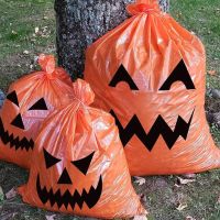 【YP】 Large Pumpkin Plastic Garbage Outdoor Garden Yard Decoration Lawn Props