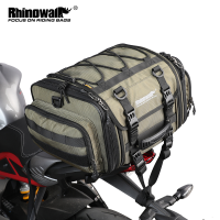 Rhinowalk กระเป๋ารถจักรยานยนต์19L-32L/40L-60L PVC กันน้ำขนาดใหญ่ความจุด้านหลังกระเป๋าอานม้าท่องเที่ยวกลางแจ้งกระเป๋าเดินทาง2ขนาดมอเตอร์ไซด์ Pannier กระเป๋า Raincover