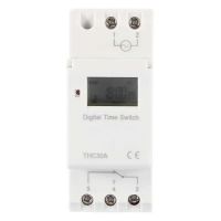 THC 30A Digital Timer Switch Programmable Electronic Time Control Switch THC Timer Switchelectronic Microcomputer Time Switch