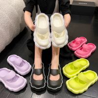 【TX-2388】?พร้อมส่ง?TOBO-แท้! size36-41รองเท้าแตะมินิมอล มีดีเทลปิดนิ้วเท้า ทรงใหญ่ใส่สบาย พื้นนุ่ม สไตล์เกาหลี