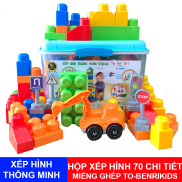 Đồ Chơi Xếp Hình Thông Minh Bằng Nhựa Vijago Cho Bé Từ 1 Tuổi