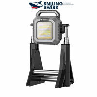 SmilingShark ไฟ YJ5805ทำงาน COB ไฟฉาย3000LM โคมไฟสว่างมาก Usb ชาร์จได้สูงกลางแจ้งตั้งแคมป์ซ่อมแซมฉุกเฉินไฟเตือนสีแดง