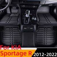 3D ของ Sinjayer เสื่อเสื่อปูพื้นรถด้านหน้าและด้านหลังสำหรับ KIA Sportage R 2012 13-2022