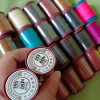 【YD】 0.55mm Round Waxed Thread Polyester Cord  Coated Strings Braided Diy Accessories Or Leather Sewing