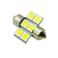 ไฟเพดาน รถยนต์ F2 5050 6led 12v white