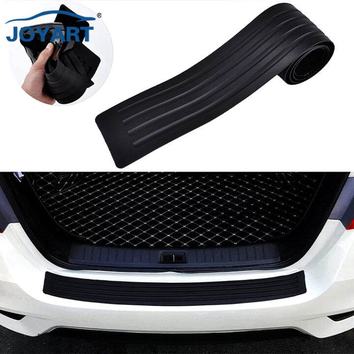 Universal Black Rear Bumper Protector Guard Rubber Auto Rear Bumper Door Sill Guard for Car SUV