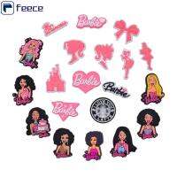 FEECE 20Pcs การ์ตูนอะนิเมะ เครื่องประดับตุ๊กตาบาร์บี้ DIY ตุ๊กตา3D คาวาอิ ตกแต่งเคสโทรศัพท์ ของใหม่ มินิมินิ แพทช์พวงกุญแจต่างหูกิ๊บ ของขวัญของเล่นของเล่น