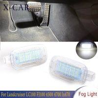 X-CAR 1Pair LED Make Up Mirror Lamp Footwell Light For Mercedes-Benz R230 W204 W212 W207 W221 W216 W251 W164 W463 X164 X204 C197 Bulbs  LEDs HIDs