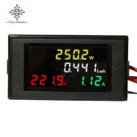 【☊HOT☊】 dianlan09 Diymore Ac 80 -300V/Ac -450V Lcd มัลติมิเตอร์แรงดันไฟฟ้า/แอมแปร์/พลังงาน/Kwh แผงมิเตอร์โวลต์มิเตอร์แอมมิเตอร์พร้อม100a Ct