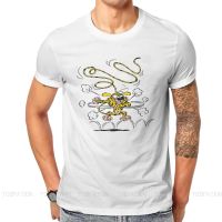 Marsupilami Angry Graphic Tshirt Gaston Lagaffe Comics Creative Streetwear Leisure T Shirt Male Tee Special Gift Clothes