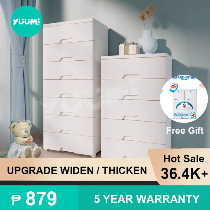 【BUY 1 TAKE 1 】Yuumi Nordic style Thickened With Lock Drawer 4