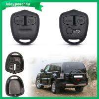 JUICYPEACHNU Mitsubishi Triton อะไหล่ที่ทนทานสำหรับ Mitsubishi Pajero ASX ไม่มีใบมีดสำหรับ Mitsubishi Outlander Key เคส Kunci Remote Mobil ปลอกหุ้มกุญแจรถยนต์รีโมท