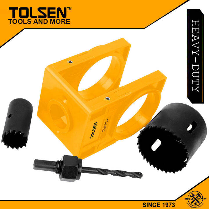 Tolsen 4pcs Lock Installation Hole Saw Set 75863 For Wooden Door or PVC