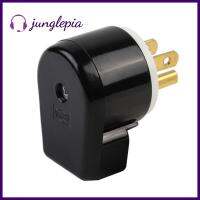 JUNGLEPIA 2ชิ้น PA ไนล่อนปรับได้หัวต่อ AC ทองแดงมุมขวา Nema 5-15P Ac ปลั๊กทนทาน15A สหรัฐอเมริกาแคนาดา DIY ปลั๊กช่างไฟฟ้า