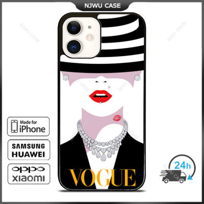 Vogue Woman Phone Case for iPhone 14 Pro Max / iPhone 13 Pro Max / iPhone 12 Pro Max / XS Max / Samsung Galaxy Note 10 Plus / S22 Ultra / S21 Plus Anti-fall Protective Case Cover