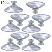 ㍿⊙∏ 10PCS Mushroom Head Clear Suction Cups Thumb Nut Strong Vacuum Suckers PVC Kitchen Bathroom Window Wall Car Hooks